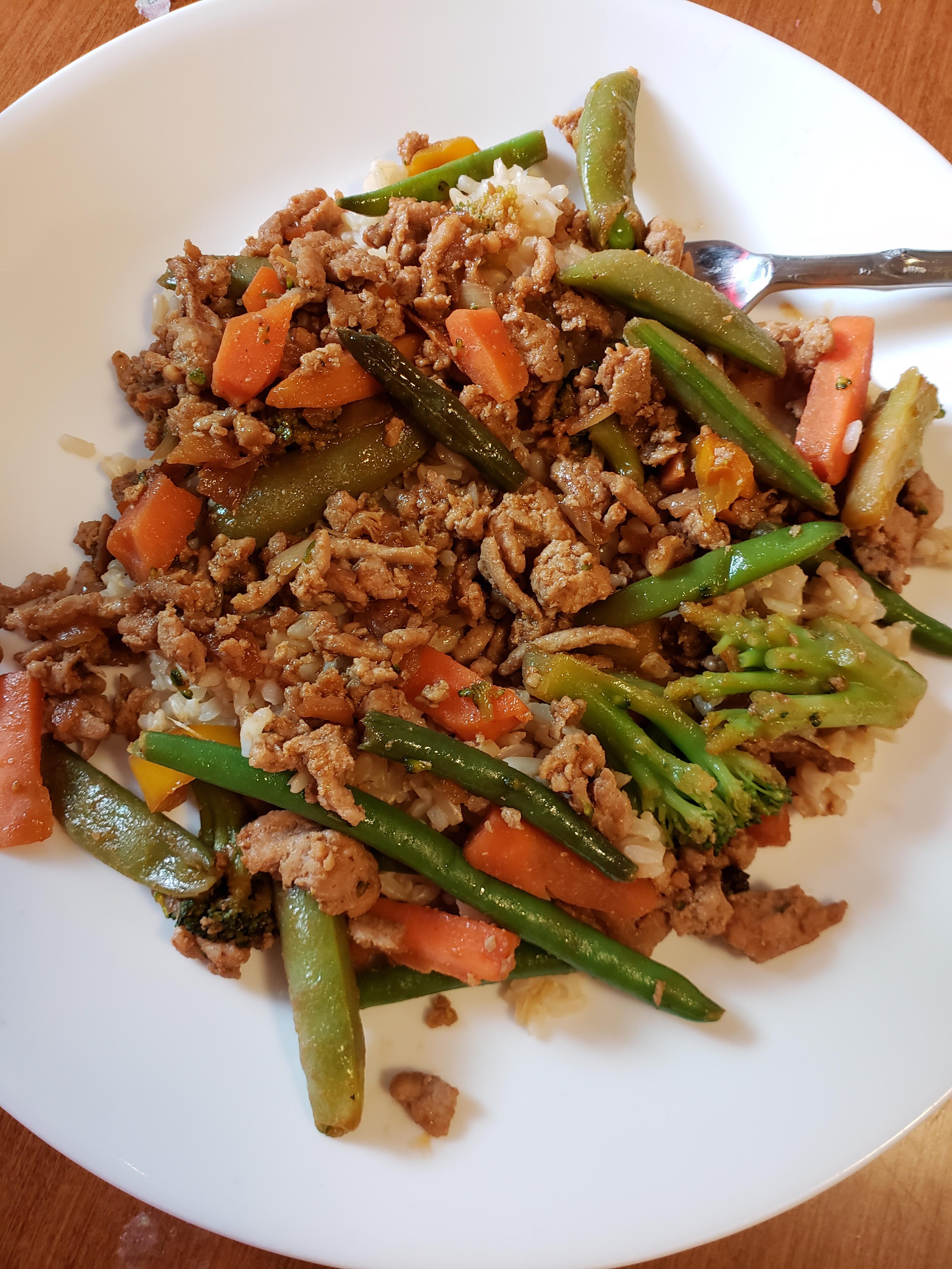 Ground Chicken Stir Fry