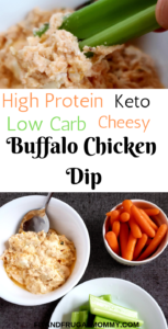 High Protein, Low Carb Buffalo Chicken Dip - Fit and Frugal Mommy